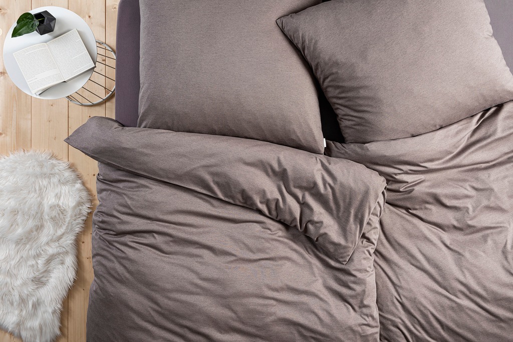 Bild von Estella Bettwäsche Estella Mako-Interlock-Jersey Bettwäsche-Garnituren 2 teilig Bezug 1, Bettbezug Kopfkissenbezug Set kuschelig weich hochwertig