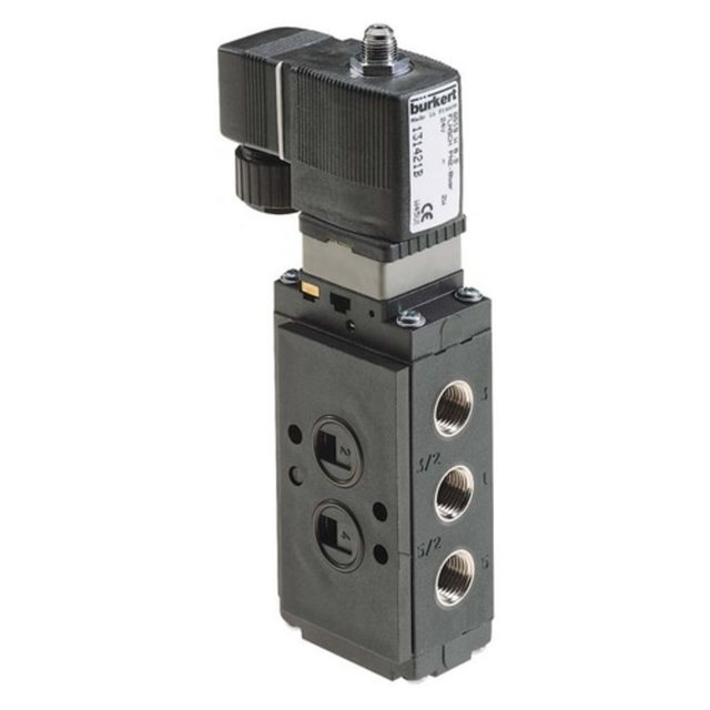 Bild von Bürkert, Zubehör Druckluftwerkzeug, Servogesteuertes Ventil 131424 6519 Namur 230 V/AC Gehäusematerial Polya