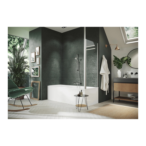 Bild von Hüppe Badewannenabtrennung Design Pure - Eleganz für Ihr Badezimmer
