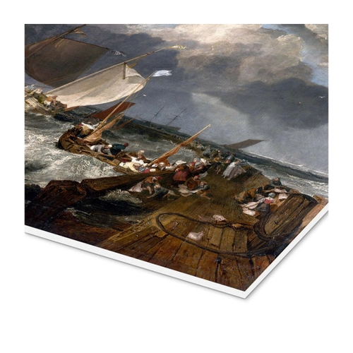 Bild von Hartschaumbild „Die Mole von Calais“