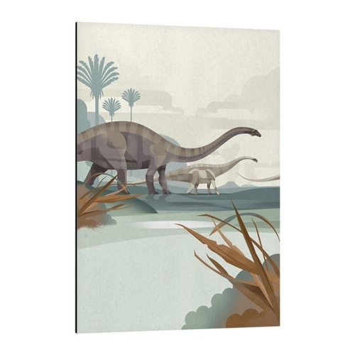 Bild von Posterlounge Alu-Dibond-Druck Dieter Braun, Diplodocus – Ein Blickfang für jedes Jungenzimmer