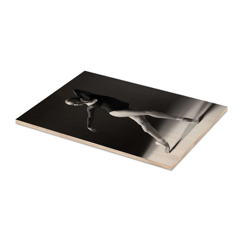 Bild von Posterlounge Holzbild Editors Choice, Elegante Ballerina, Fotografie