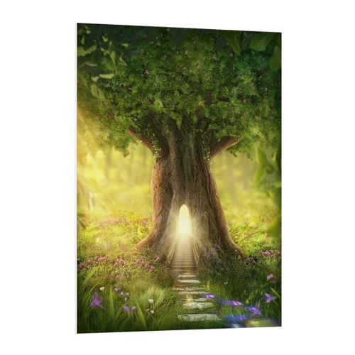Bild von Magischer Baum – Hartschaumbild von Posterlounge