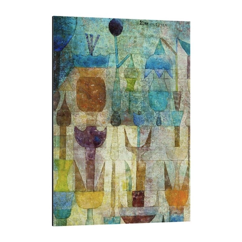 Bild von Posterlounge Alu-Dibond-Druck Paul Klee, Pflanzen früh am Morgen, Badezimmer Malerei