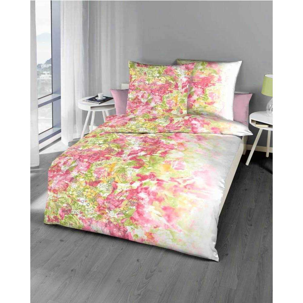 Bild von Kaeppel Bettwäsche Kaeppel Mako Satin Bettwäsche Blumen Wild Paradise, Mako-Satin, 2 teilig