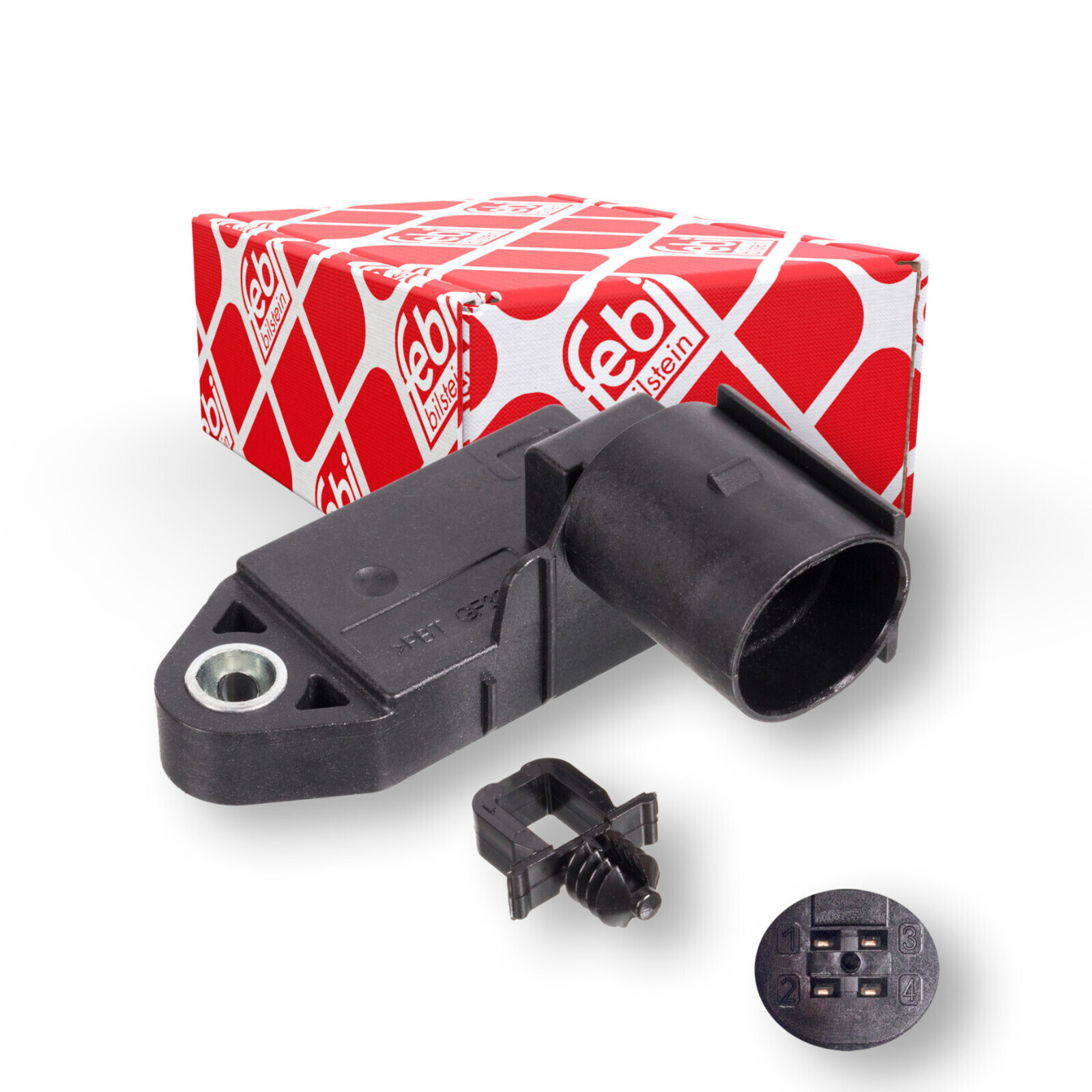 Bild von FEBI BILSTEIN 103335 Bremslichtschalter elektrisch VOLKSWAGEN: Polo V Hatchback, Golf 5, Transporter 5 Bus, SKODA: Fabia 2, Roomster, Octavia 2 Combi