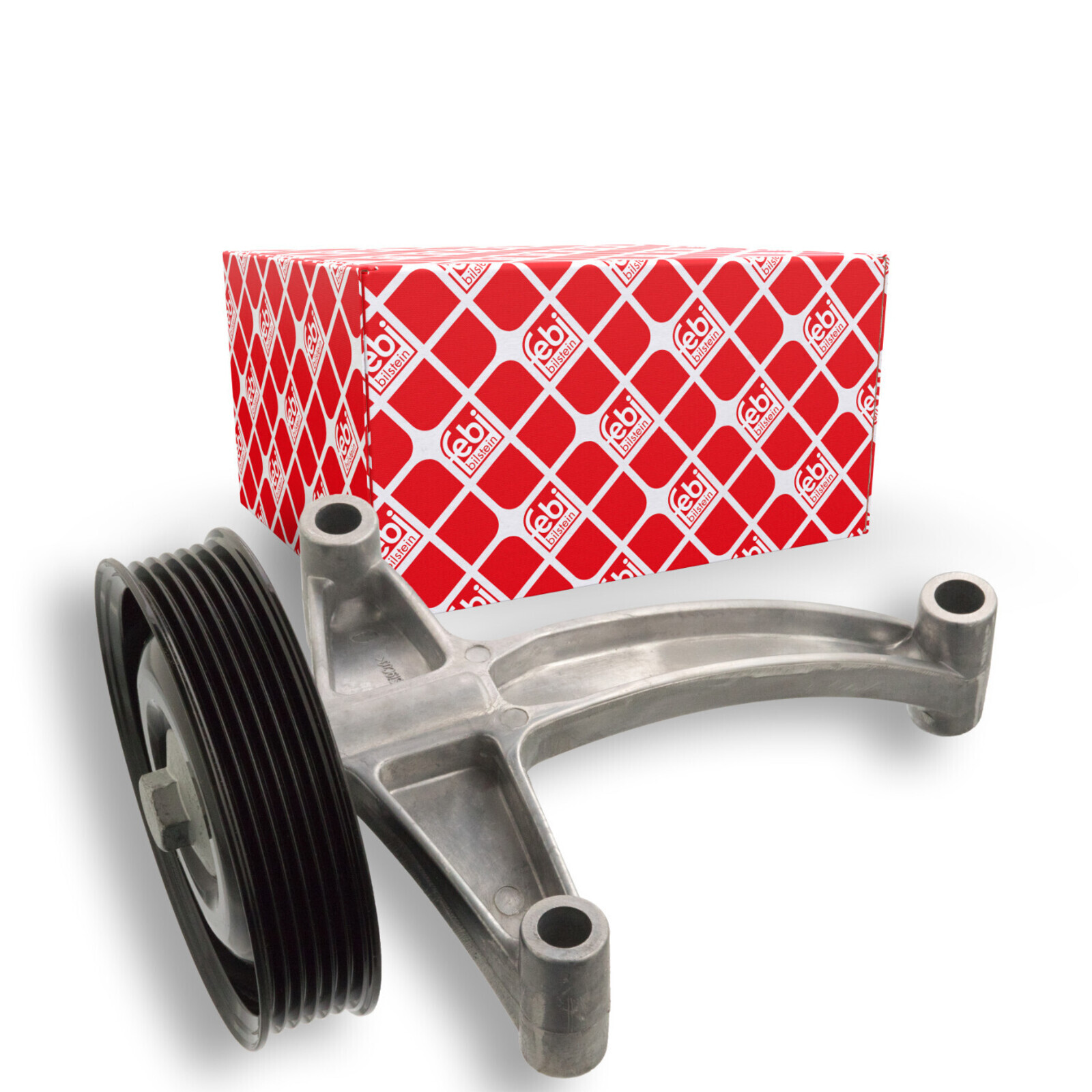 Bild von FEBI BILSTEIN 103897 Umlenkrolle Führungsrolle, Umlenk-/Führungsrolle, Keilrippenriemen mit Halter SKODA: Octavia 3 Combi, VOLKSWAGEN: Amarok Pickup