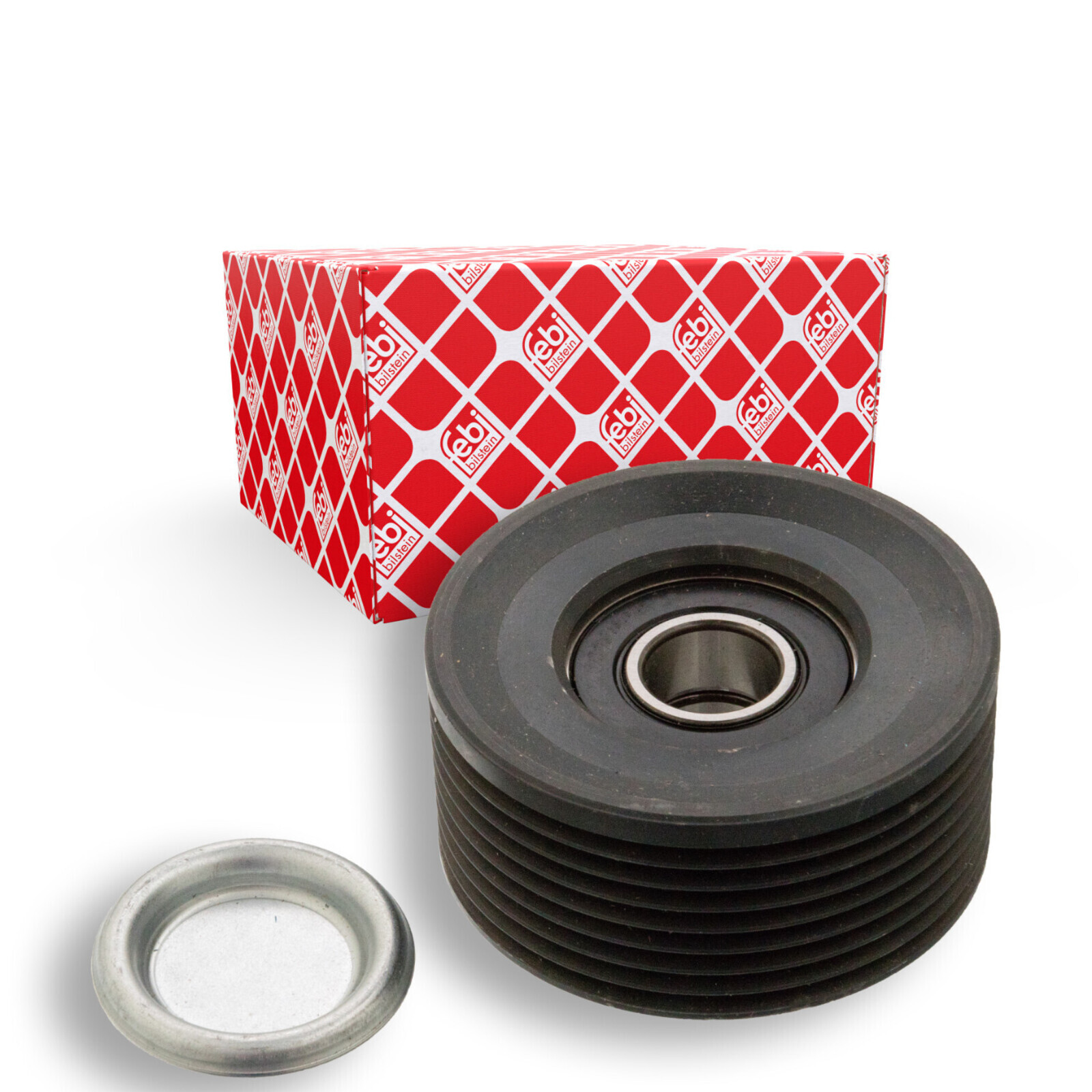 Bild von FEBI BILSTEIN 104088 Umlenkrolle Führungsrolle, Umlenk-/Führungsrolle, Keilrippenriemen