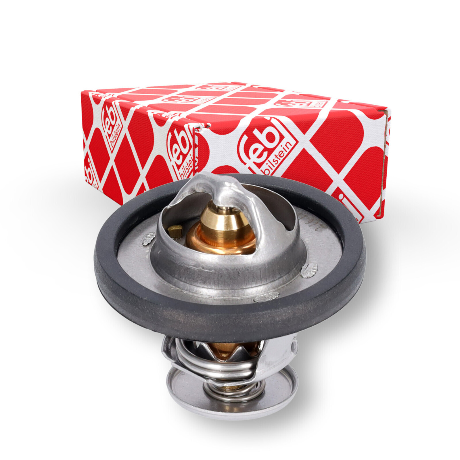 Bild von FEBI BILSTEIN 106104 Kühlwasserthermostat Thermostat, Thermostat, Kühlmittel, Kühler Thermostat 92 mit Dichtung FORD: Mondeo 5 Kombi