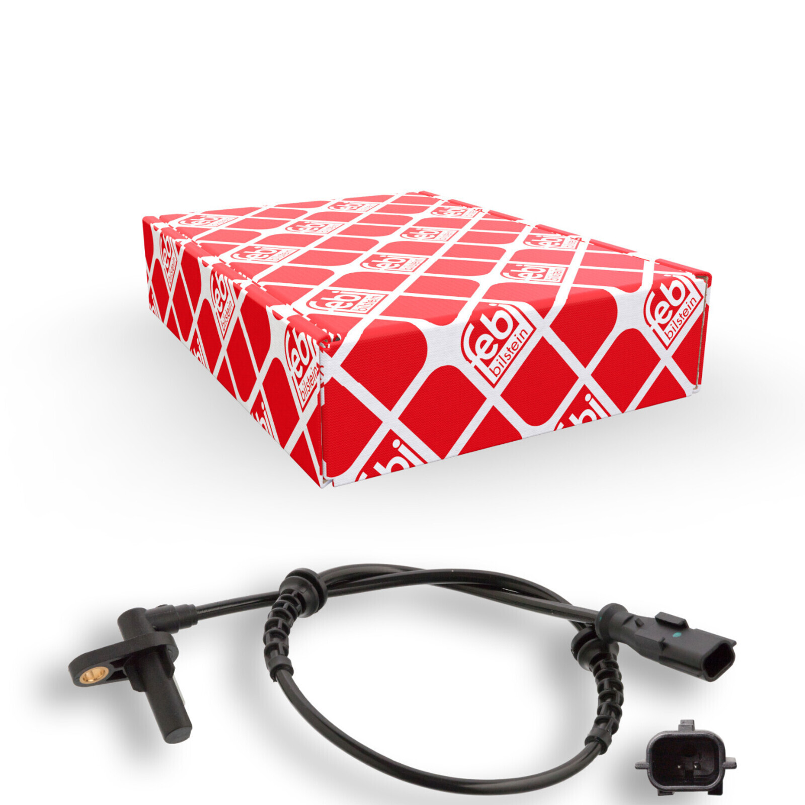Bild von FEBI BILSTEIN 106462 ABS Sensor Drehzahlsensor, Raddrehzahl Sensor, Drehzahlgeber Vorderachse links, Vorderachse rechts 492