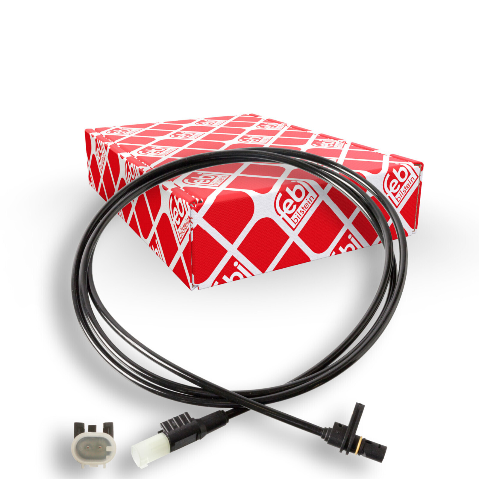 Bild von FEBI BILSTEIN 106636 ABS Sensor Drehzahlsensor, Raddrehzahl Sensor, Drehzahlgeber Hinterachse rechts 1840 MERCEDES-BENZ: Sprinter 5-T Platform/Chassis