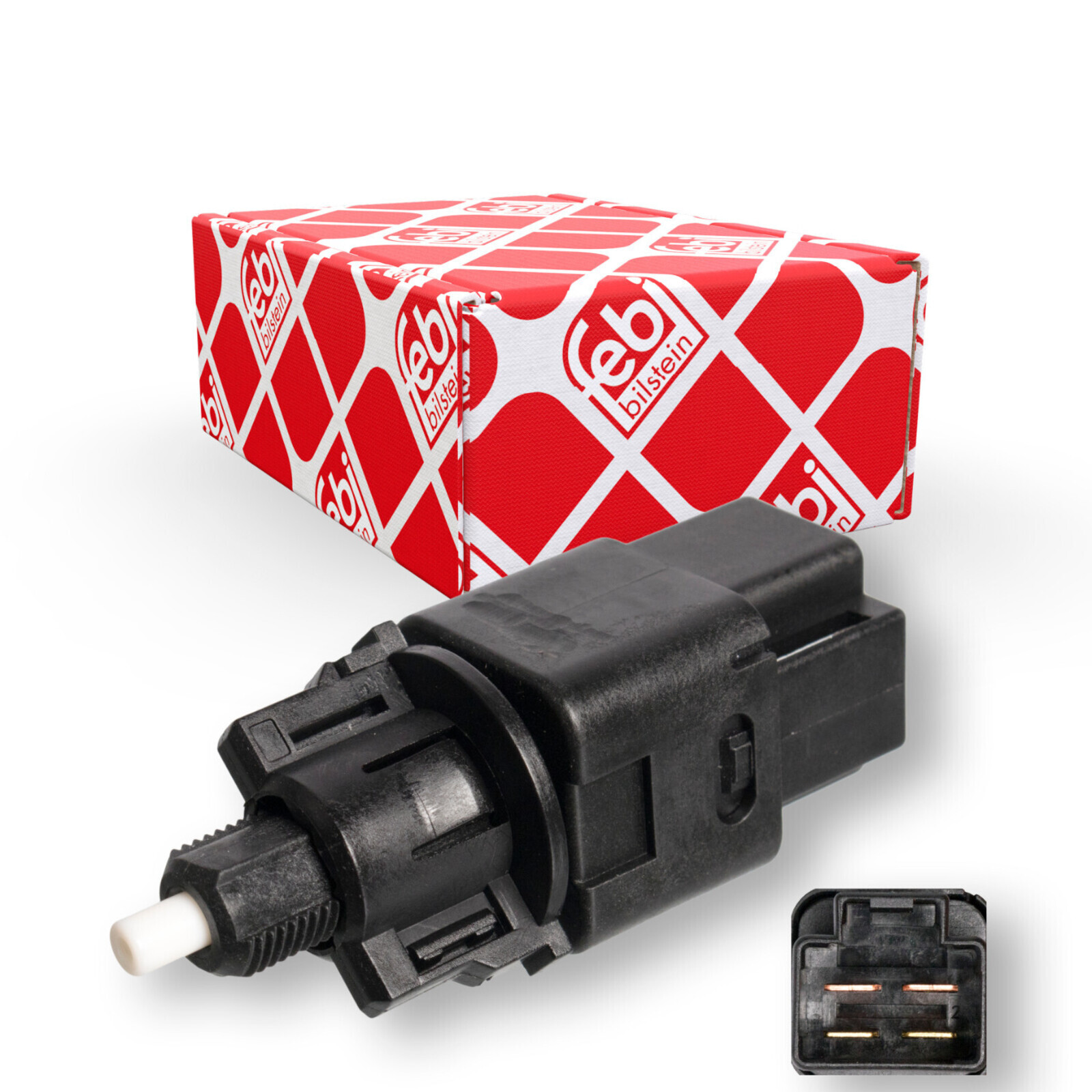 Bild von FEBI BILSTEIN Bremslichtschalter mit Druckteller für RENAULT INFINITI DATSUN NISSAN 25320-AX00E 25320-WL000 25320-AX00B 106684