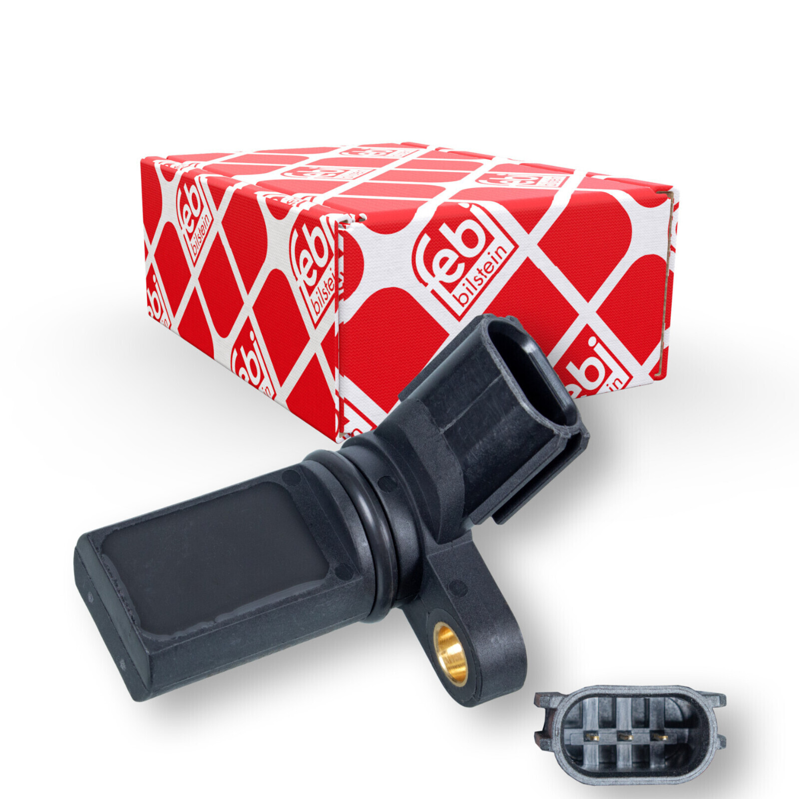 Bild von FEBI BILSTEIN Impulsgeber, Kurbelwelle Sensor, Nockenwellenposition Kurbelwelle,Sensor,  für INFINITI NISSAN 23731-4M505 23731-4M506 23731-5M005 10825