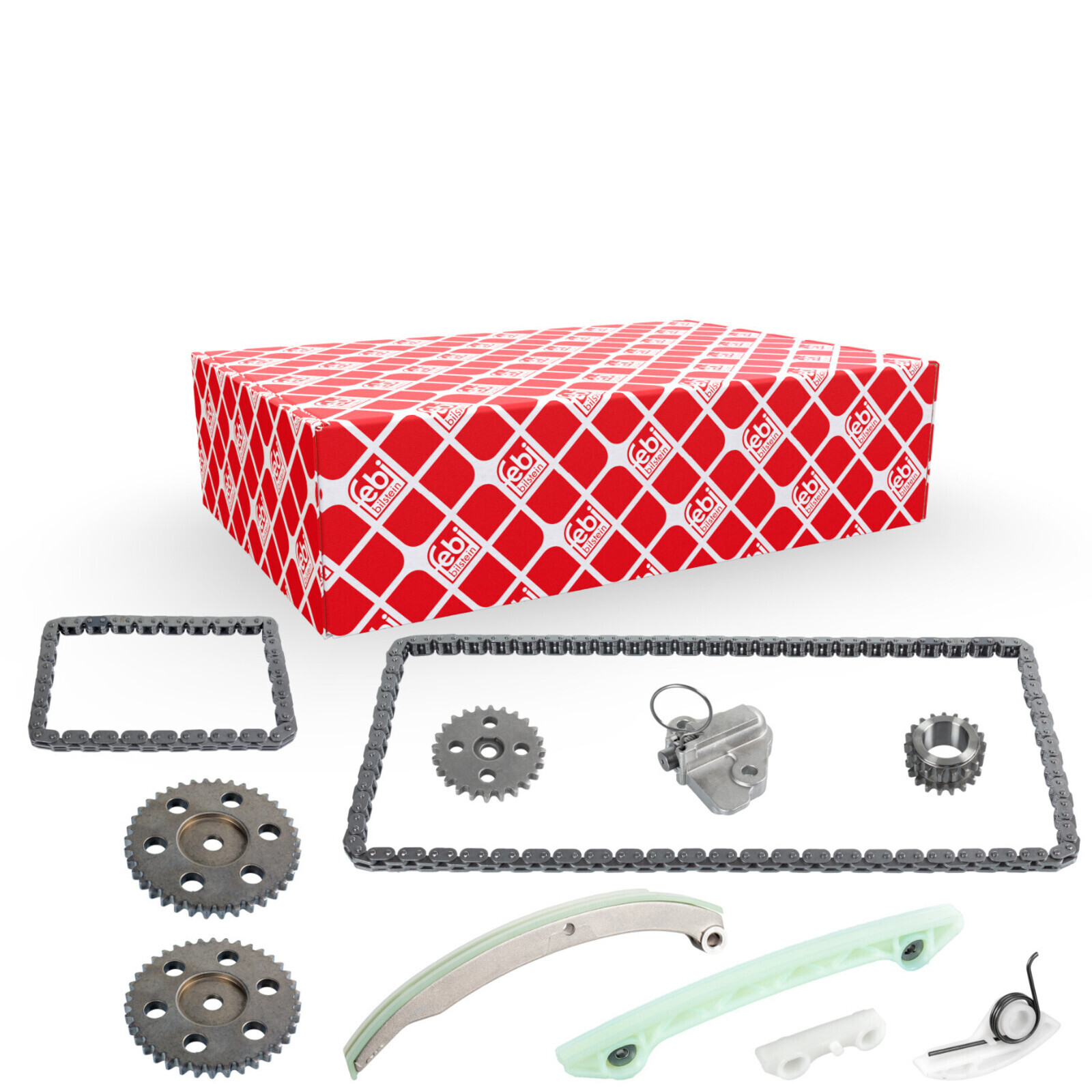 Bild von FEBI BILSTEIN 108920 Steuerkettensatz Duplex, Zahnkette, Kette geschlossen FORD: FIESTA 5, MONDEO 3 Stufenheck, Focus 2 Kombi, MAZDA: 6 Saloon, 5
