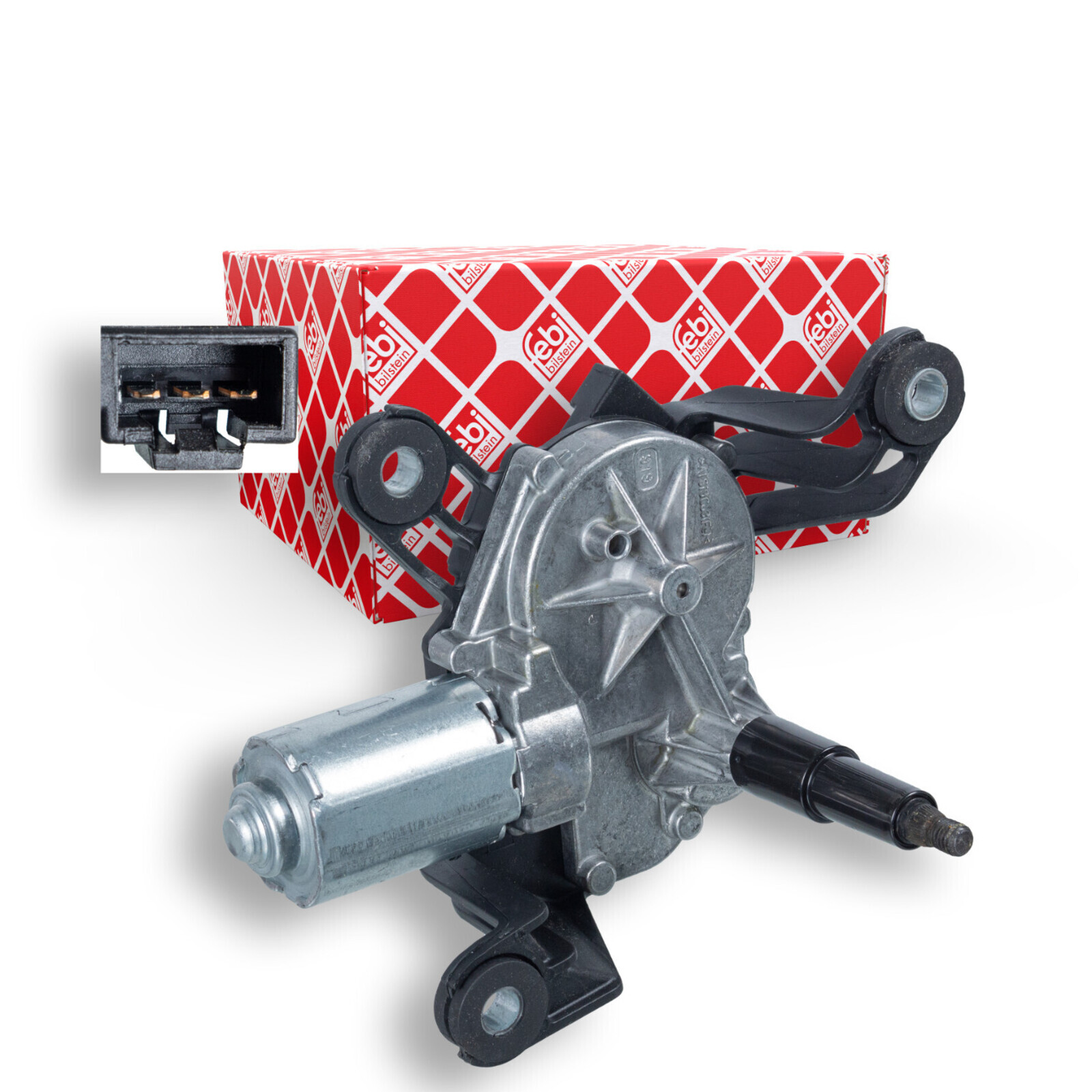 Bild von FEBI BILSTEIN 109031 Scheibenwischermotor Wischermotor 12 hinten OPEL: Astra H Hatchback, Astra H Caravan