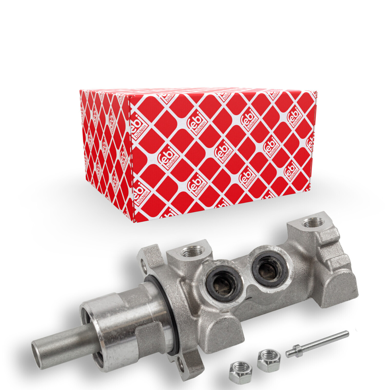 Bild von FEBI BILSTEIN 170925 Hauptbremszylinder 25,4 mit Muttern Aluminium