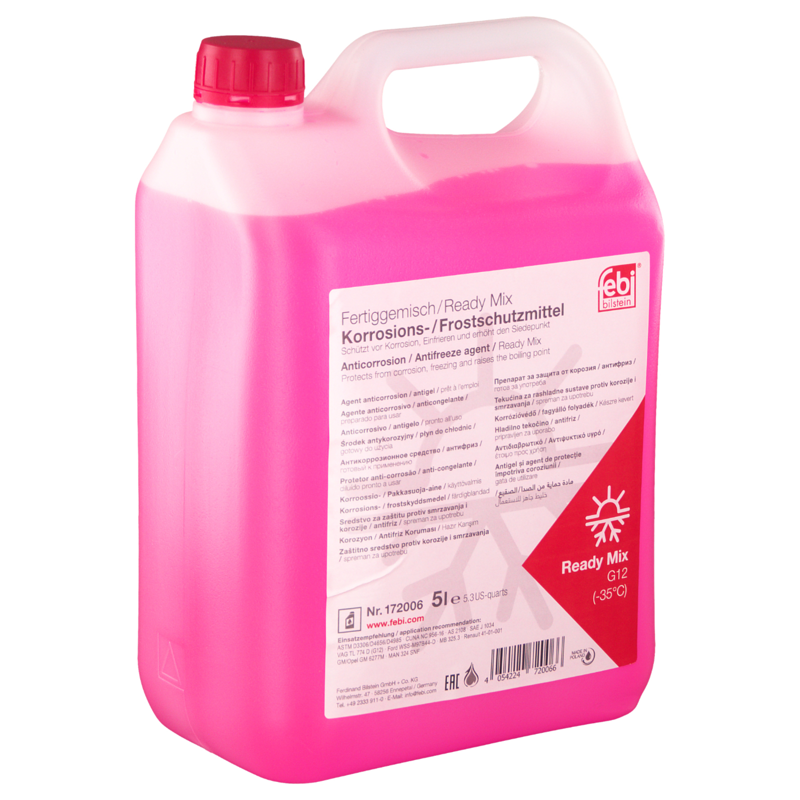 Bild von FEBI BILSTEIN Frostschutz VAG TL-774 D 172006  VW,AUDI,SEAT,GOLF I Cabriolet (155),GOLF II (19E, 1G1),Lupo (6X1, 6E1),PASSAT Variant (3A5, 35I)