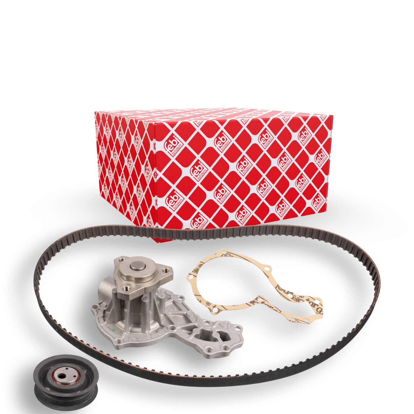 Bild von FEBI BILSTEIN 172602 Wasserpumpe + Zahnriemensatz mit Wasserpumpe 121 18 mit trapezförmigen Zahnprofil VOLKSWAGEN: GOLF 1 Cabriolet, GOLF 1