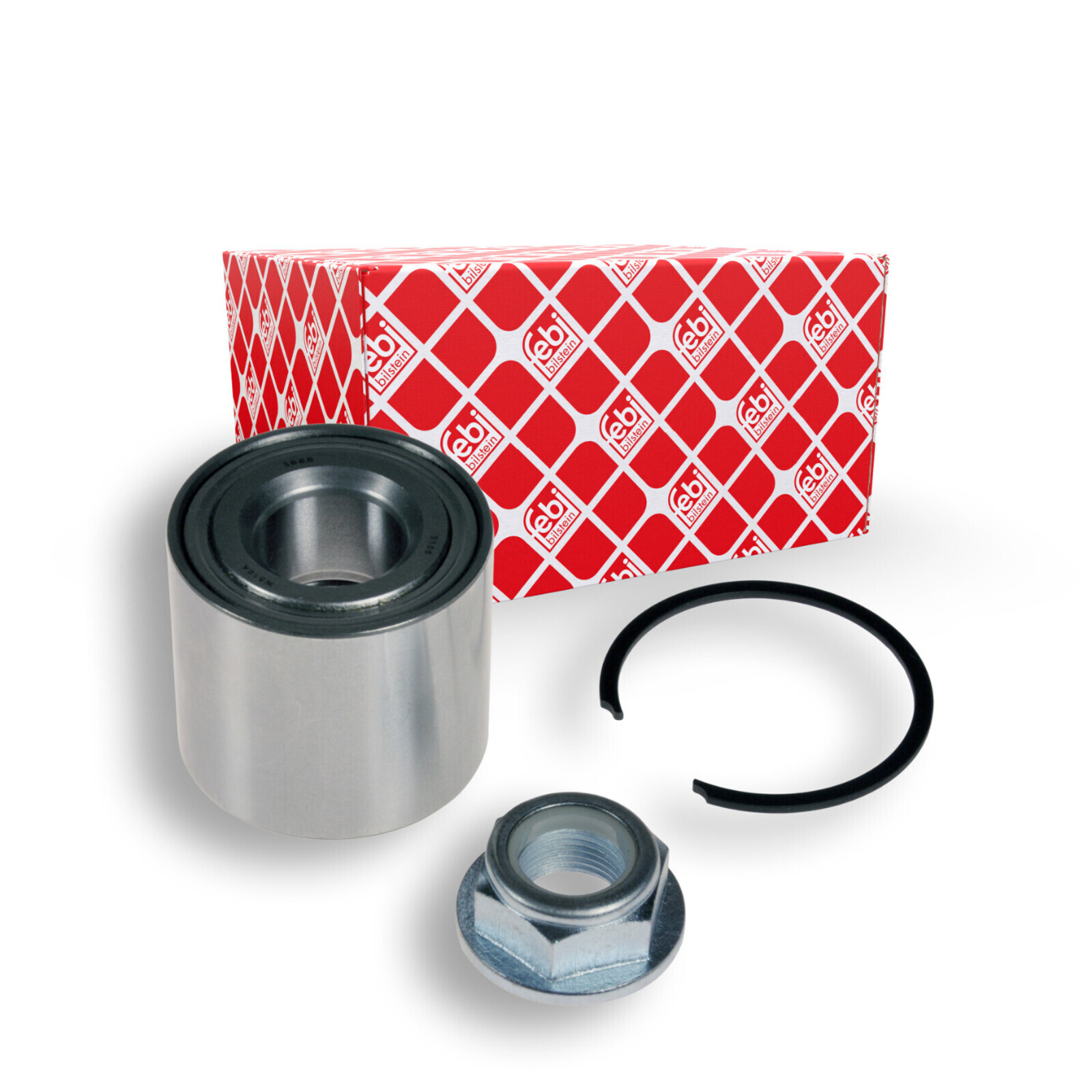 Bild von FEBI BILSTEIN 173386 Radlagersatz Radlager, Radlager & Radlagersatz Hinterachse links, Hinterachse rechts 55 Kegelrollenlager NISSAN: MICRA 4