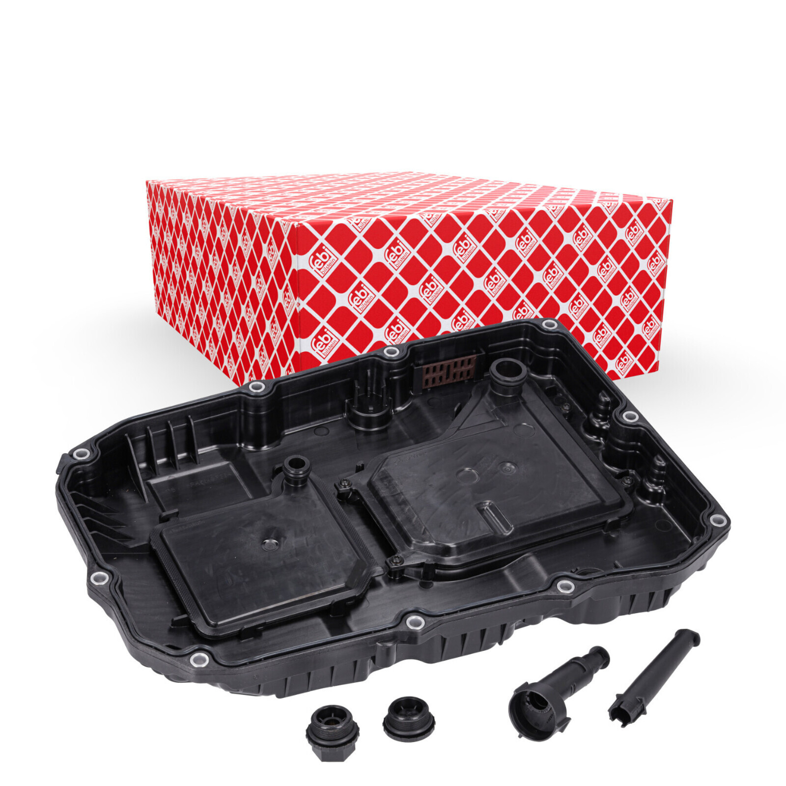Bild von FEBI BILSTEIN 175369 Ölwanne, Automatikgetriebe mit Dichtung, mit einer Ölablassschraube mit Filter MERCEDES-BENZ: E-Class T-modell, GLC Off-Road