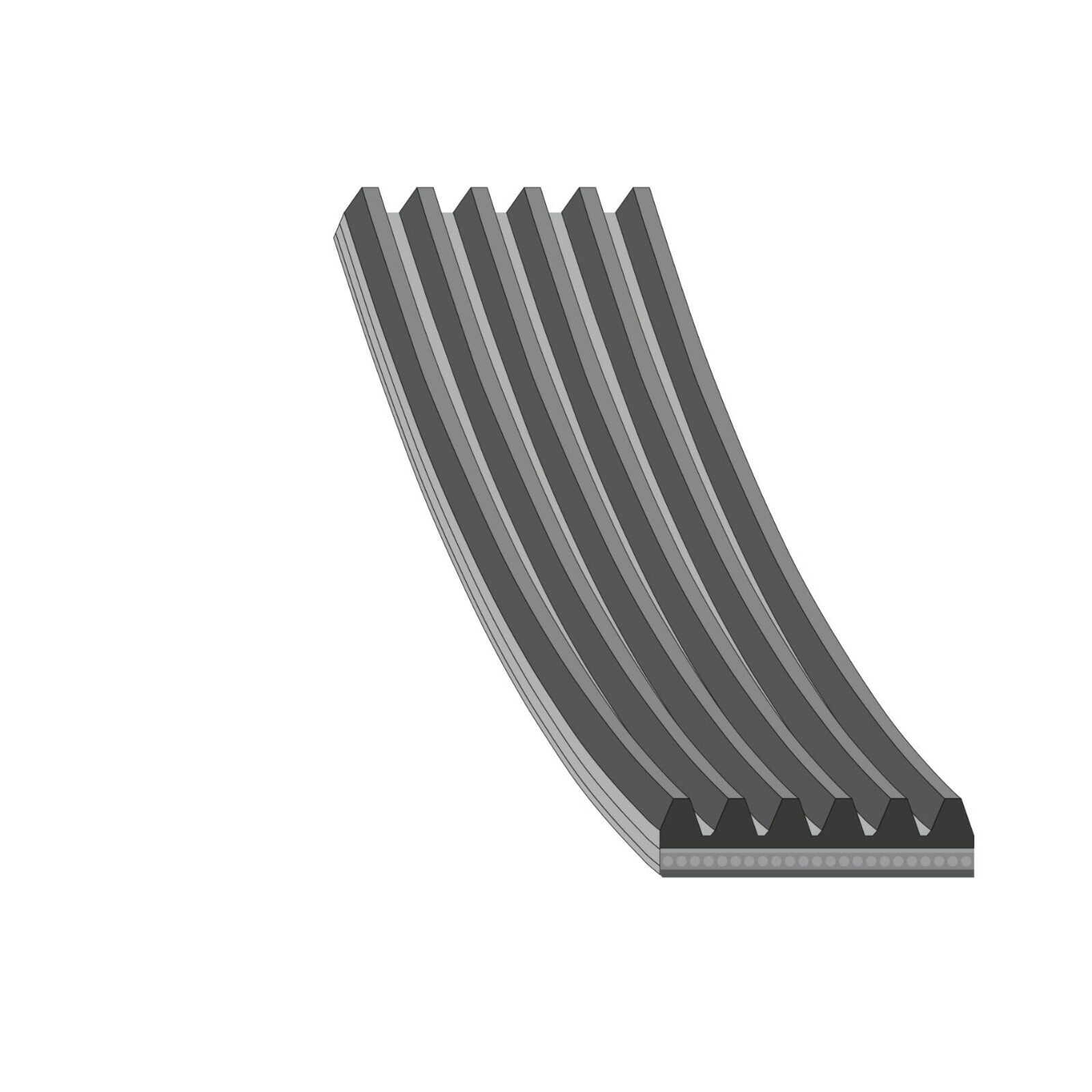 Bild von FEBI BILSTEIN 176582 Keilrippenriemen Rippenriemen 1212 6 EPDM (Ethylen-Propylen-Dien-Kautschuk) OPEL: Astra J Sports Tourer, Astra J Hatchback