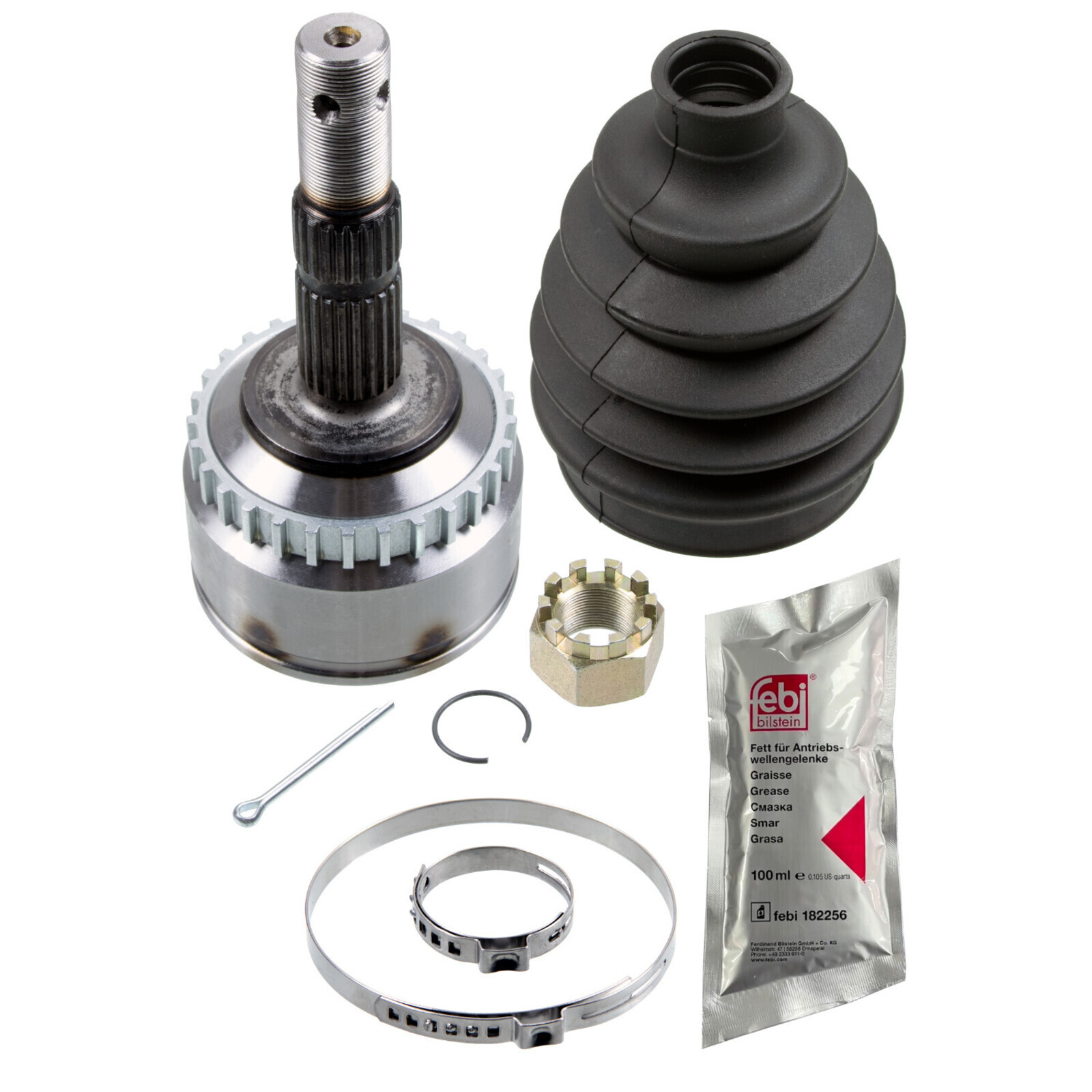 Bild von FEBI BILSTEIN 185766 Gelenksatz radseitig, Vorderachse links, Vorderachse rechts OPEL: Corsa C Schrägheck, Meriva A, Combo C Tour