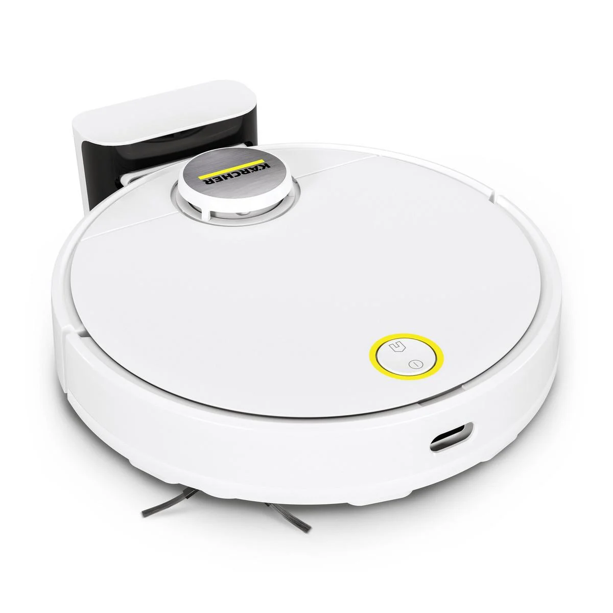 Bild von Kärcher Saug- und Wischroboter RCV 3 mit Ladestation - Kärcher Saug- und Wischroboter RCV 3 mit LadestationLadezeit: 230 min - Fernbedienung: Smartphone (WLAN) - Detailfarbe: Weiss - Filtertyp: Filter - Max. Laufzeit: 120 min - Nasswischfunktion: Ja (1.269-620.0)