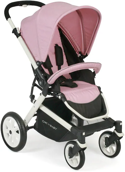 Bild von CHIC4BABY Sport-Kinderwagen »Boomer, rosa«, mit schwenk- und feststellbaren Vorderrädern