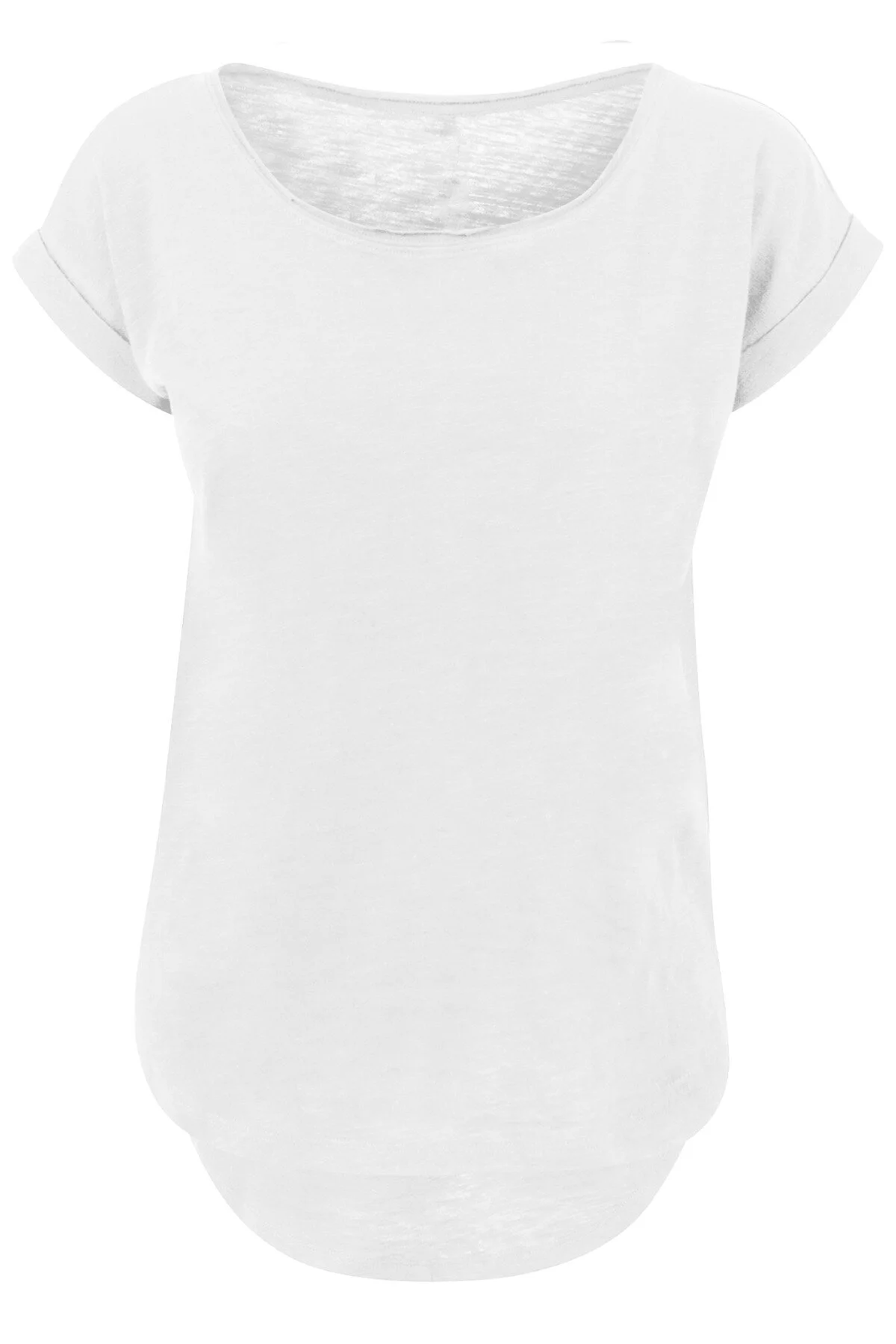 Bild von F4NT4STIC Disney Mickey-mouse-zunge Auf Der Rückseite Mit Ladies Long Slub Tee für Damen - L
