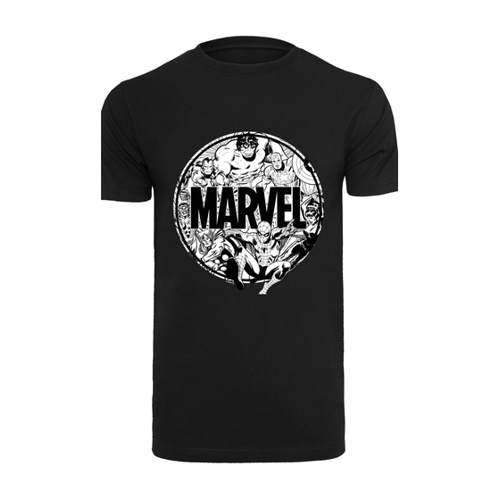 Bild von F4NT4STIC Marvel Comics Logo Character Infill T-Shirt für Herren