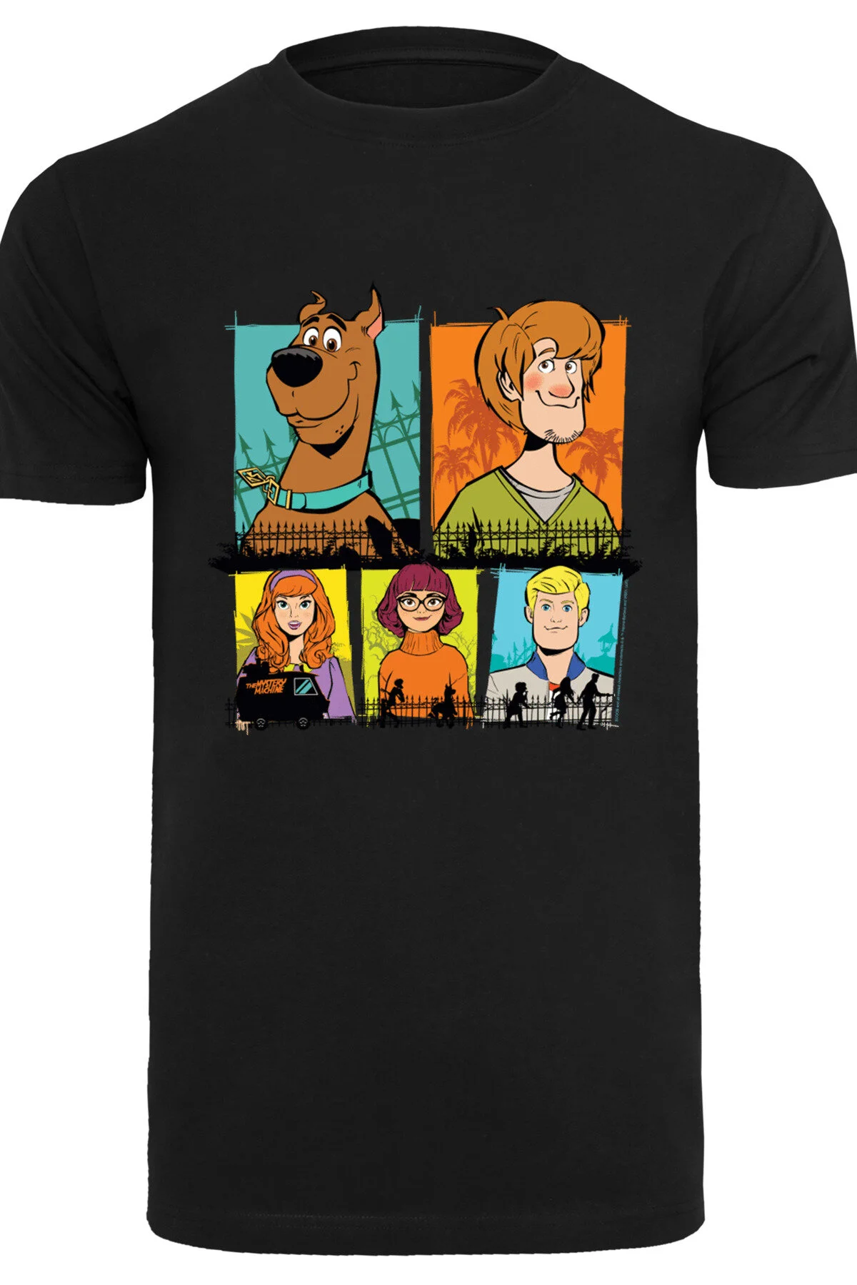 Bild von F4NT4STIC Scooby Doo Group Frames Mit T-shirt Rundhalsausschnitt für Herren - S