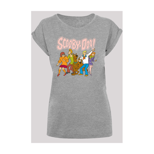 Bild von F4NT4STIC Scooby Doo Classic Group Mit Verlängertem Schulter-t-shirt für Damen - 3XL