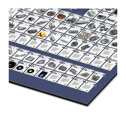 Bild von Wandkunst in Perfektion – Alubild „Periodensystem“