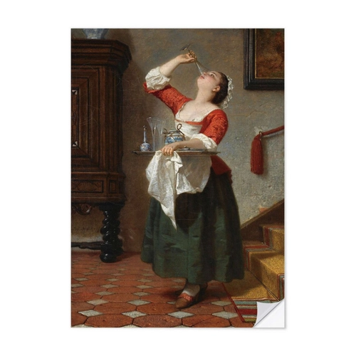 Bild von Wandsticker „Das Naschkätzchen“ von Posterlounge