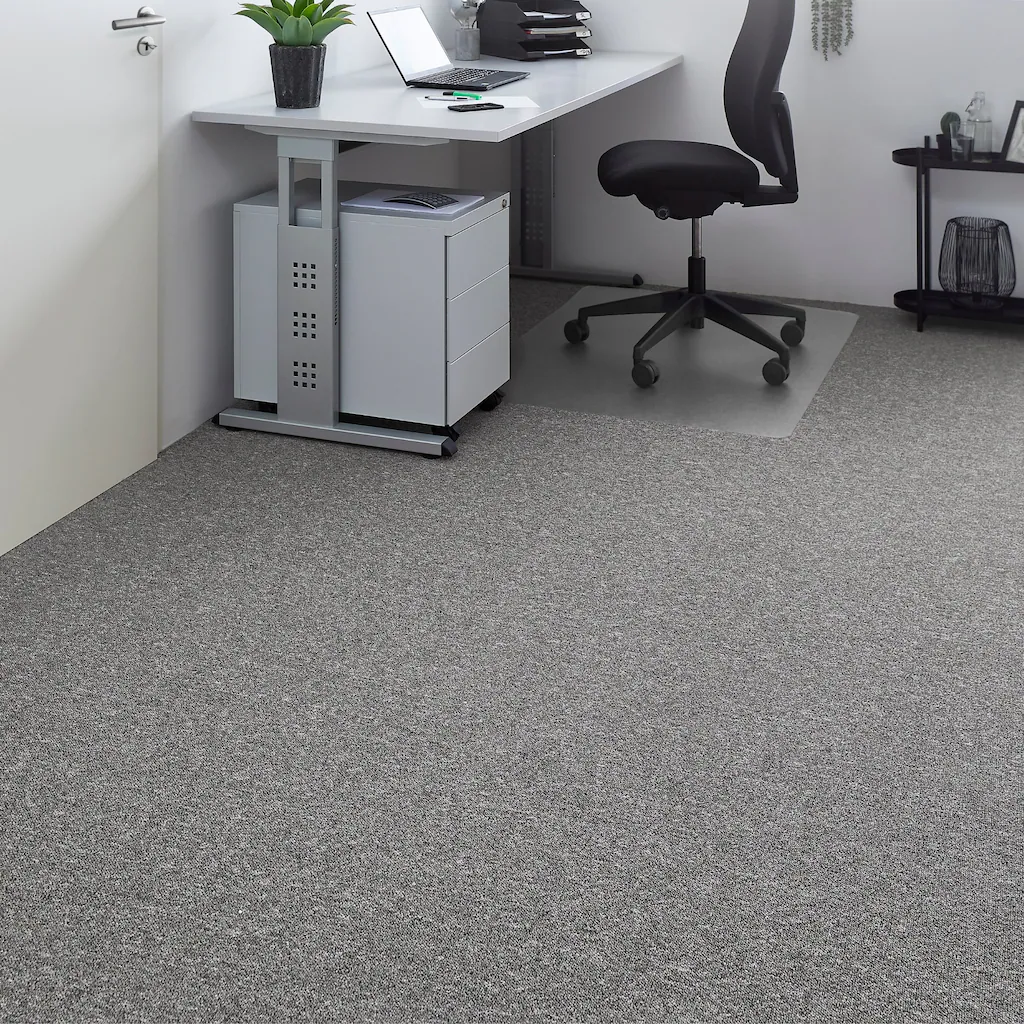 Bild von Andiamo Teppichboden "Feinschlinge Carlos", rechteckig, 6,5 mm Höhe, melierte Optik, Breite 400 cm oder 500 cm, strapazierfähig, Wohnzimmer