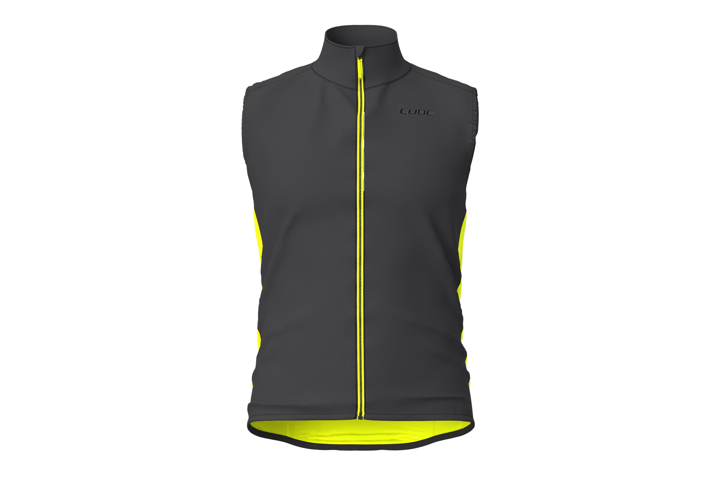 Bild von Cube Cmpt Fahrrad Windweste schwarz/gelb 2025 L (50/52)