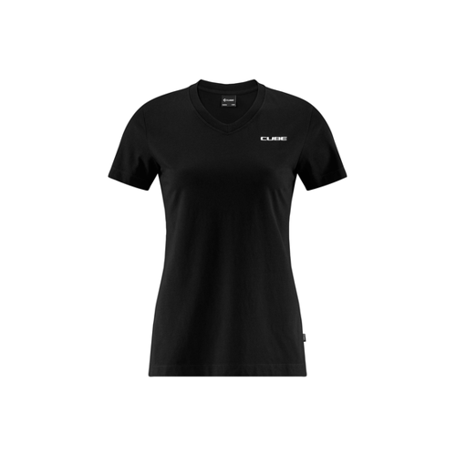 Bild von Cube Organic V-Neck Damen Freizeit T-Shirt schwarz 2024