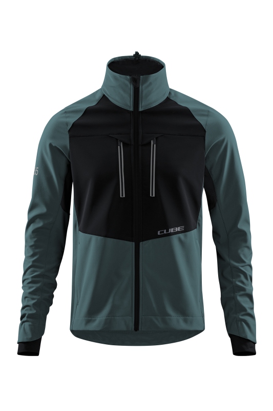 Bild von Cube Blackline Softshell Fahrrad Jacke schwarz/grau 2024 XL (54/56)