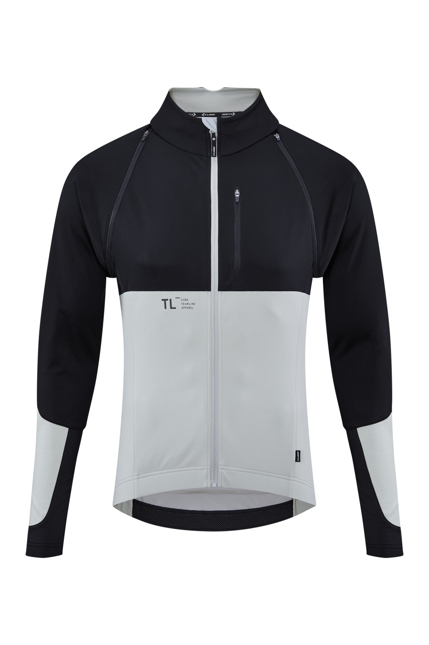 Bild von Cube Teamline Fahrrad Multifunktionsjacke schwarz/grau 2024 XL (54/56)