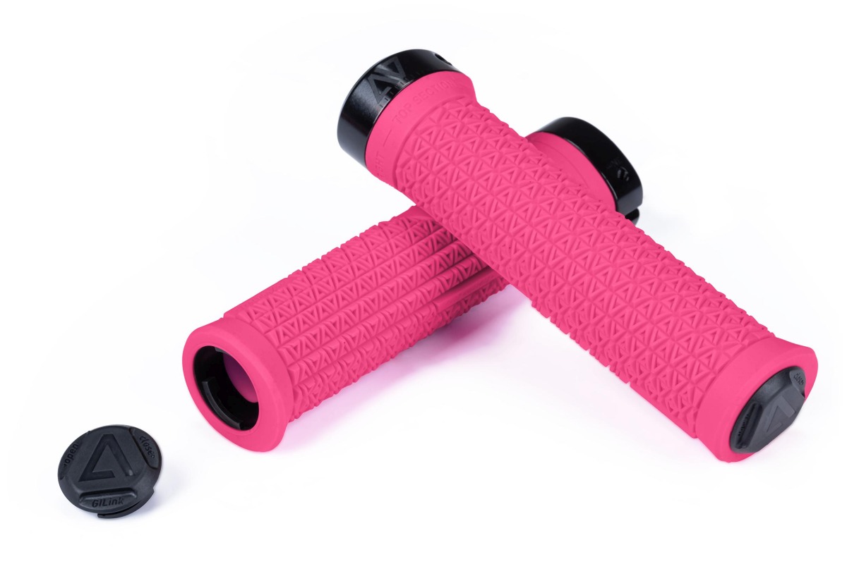 Bild von Acid Icon Pro Ergo Fahrrad Schraubgriffe pink