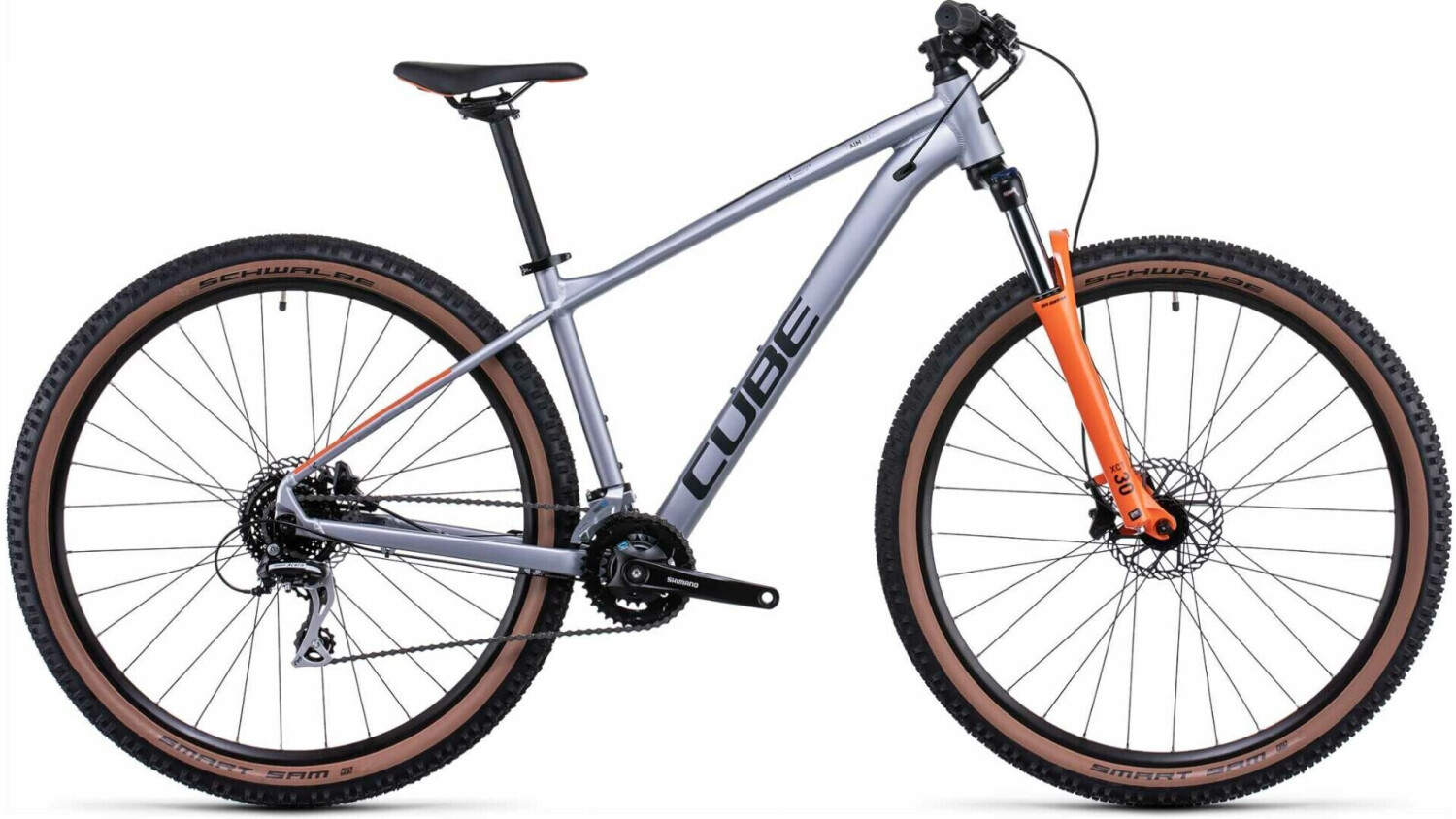 Bild von Cube Aim Race Diamant silver´n´orange 22" - XL 2022