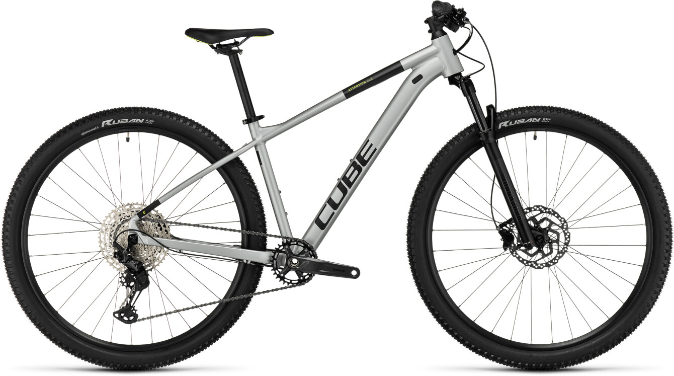 Bild von Cube Attention SLX silvergrey´n´lime 2023 27,5"; Diamant