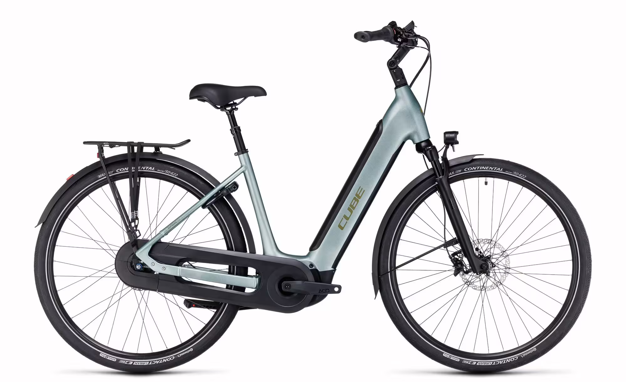 Bild von Cube Supreme Hybrid EX 625 green´n´olive 2023 28"; 625 Wh Wave