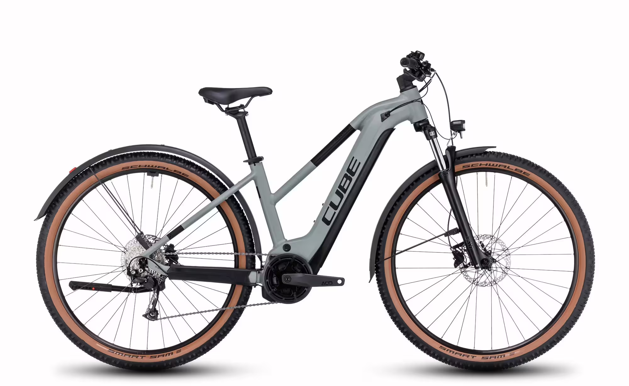 Bild von Cube Reaction Hybrid Performance 625 Allroad swampgrey´n´black 2023 27,5"; 625 Wh...