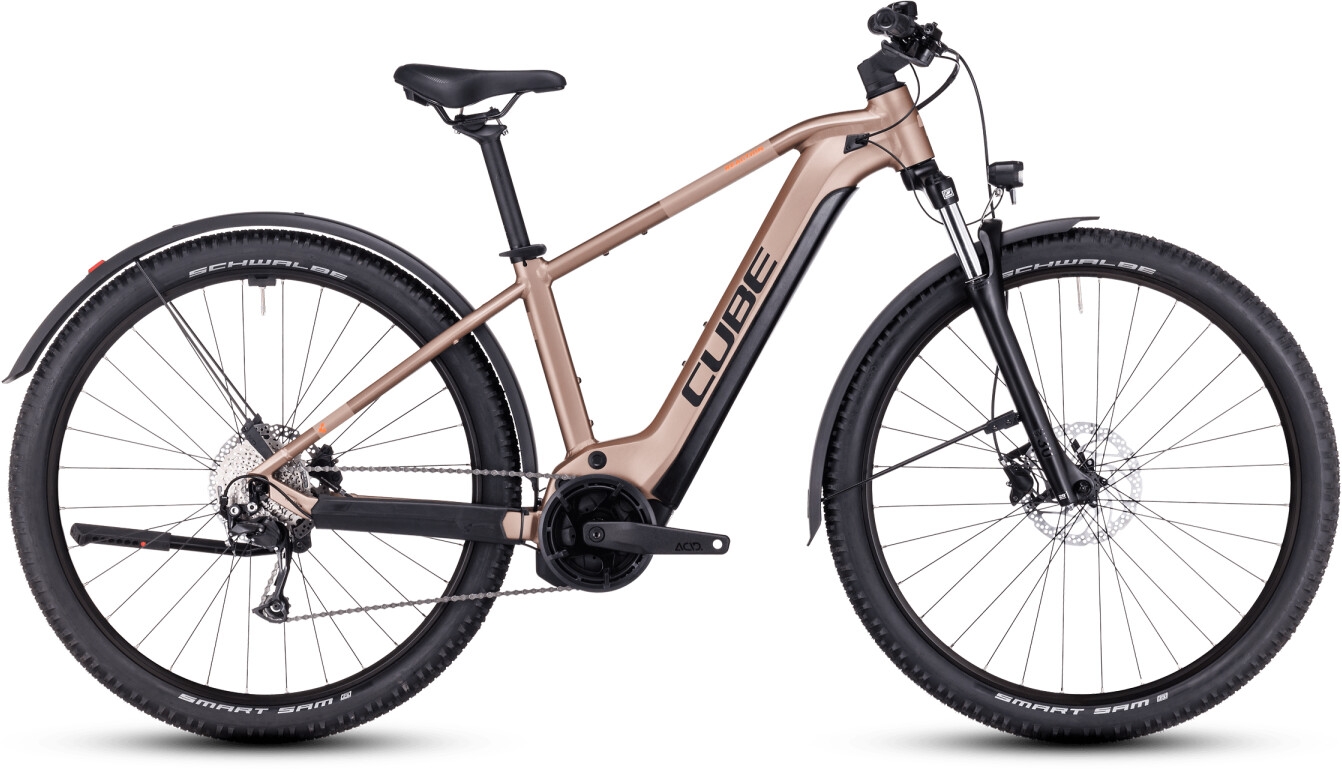 Bild von Cube Reaction Hybrid Performance 625 Allroad Men metallicbrown´n´orange 14" - XS 2023