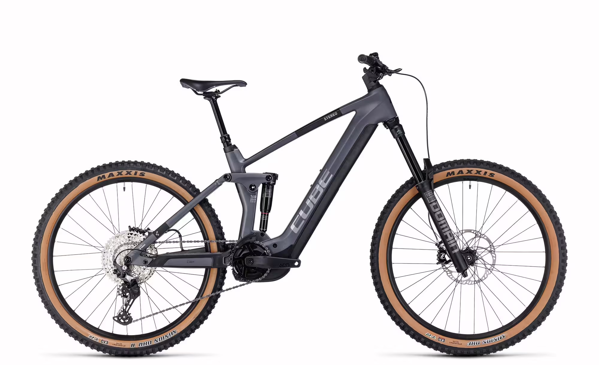 Bild von Cube Stereo Hybrid 160 HPC Race 750 27.5 grey´n´metal 2023 27,5"; 750 Wh Diamant