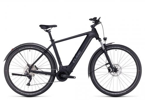 Bild von Cube Nuride Hybrid PRO 750 Allroad 2024 | black´n´metal | 62 cm | E-Trekkingräder