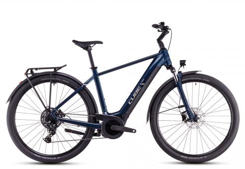 Bild von cube touring hybrid one 625 elektro hybridrad shimano cues 9s 625 wh 700 mm deep sea blue 2025
