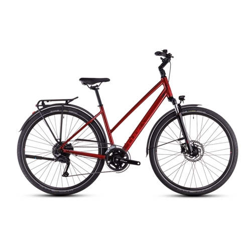 Bild von Cube Touring Pro Trapez maroon'n'pearl 46 cm | (28") 2025: Ein Trekkingrad für den Alltag