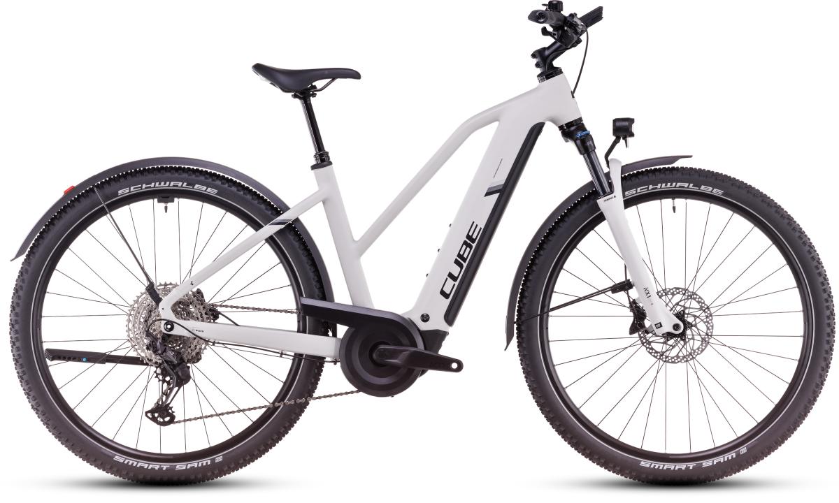 Bild von Cube Nuride Hybrid EXC 800 Allroad 29' ' Trapeze E-Bike MTB Pedelec cotton weiß 2025 46cm (162-168cm) | E-Mountainbikes